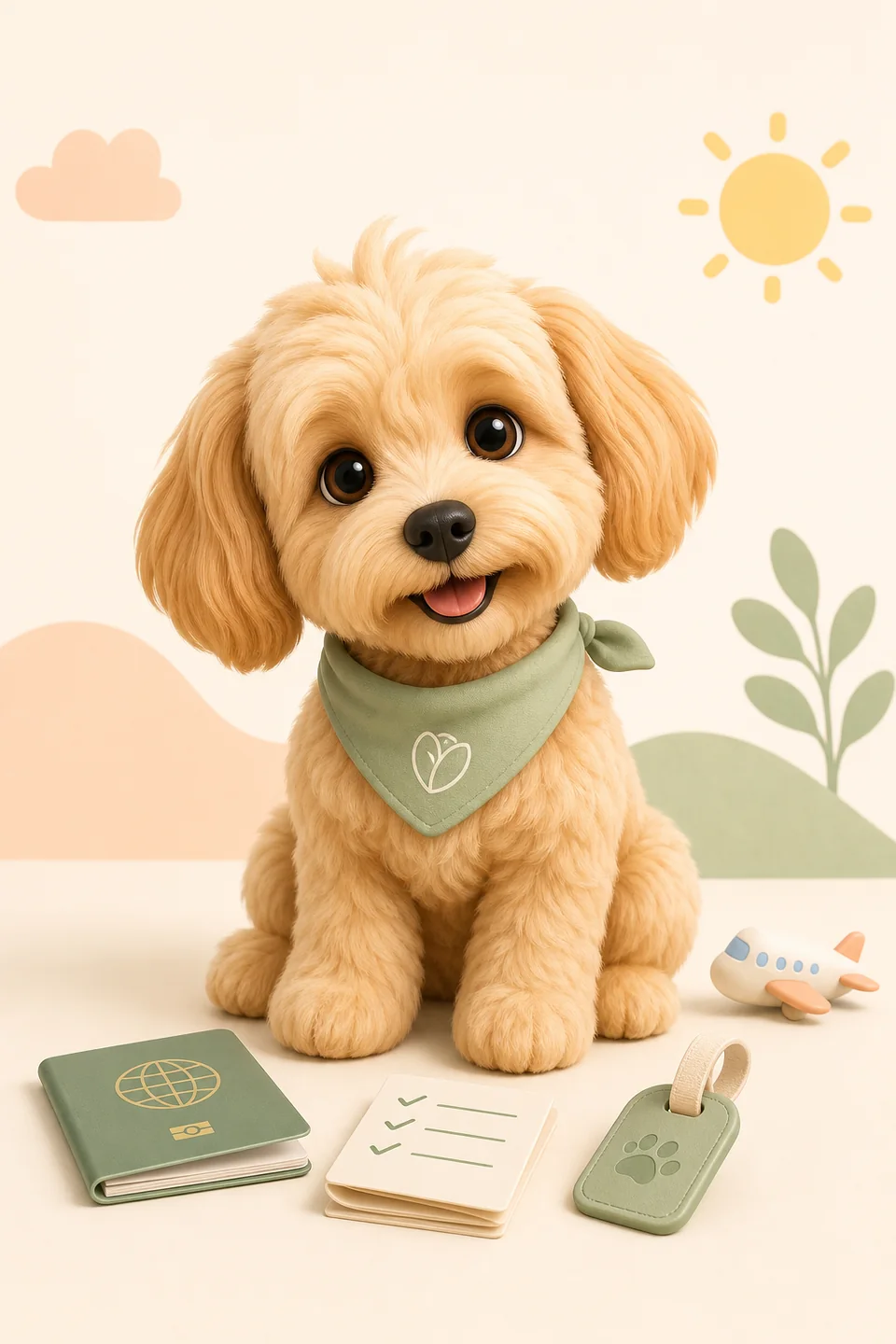 Milo, the AirPals dog guide